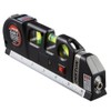 Dekton 6 in 1 Laser Level Bubble Spirit Level Tape