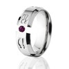 Ruby Ring Titanium Tension Set Jewelry Stunning Ruby Band