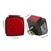 Pair LED Square Lights 12V Trailer Tail Brake Lamp High
