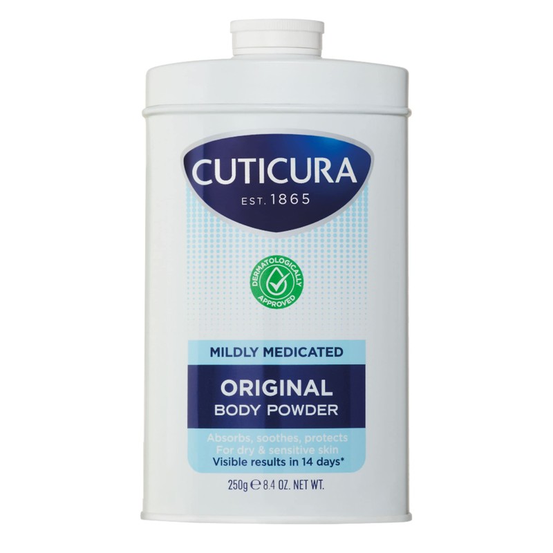Cuticura Mildly Medicated Talc 250g by Cuticura