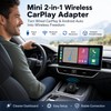 Mini Wireless CarPlay Adapter for Factory Wired Systems – 2-in-1