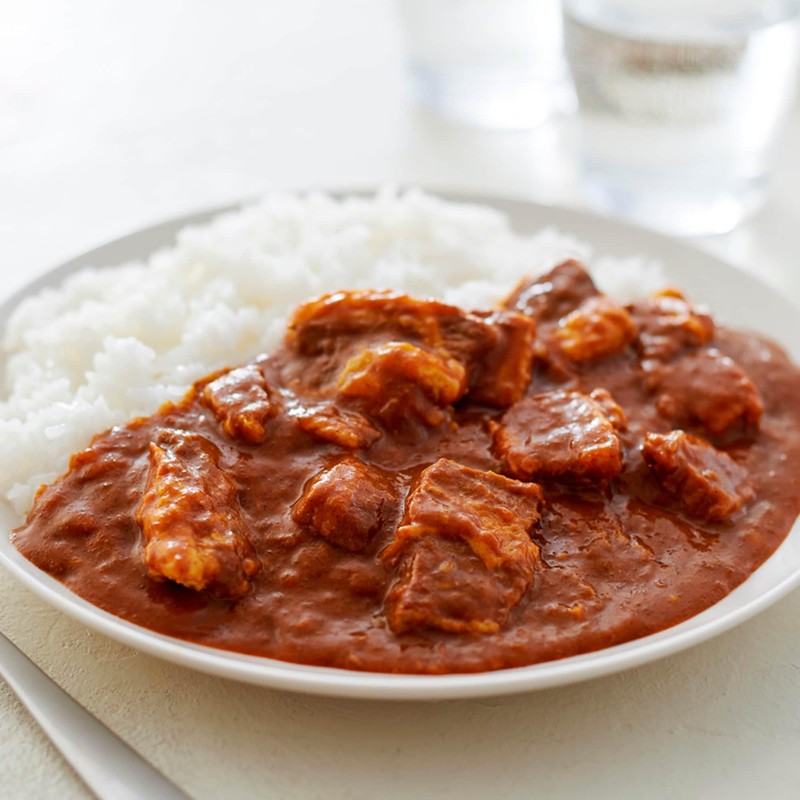 MUJI TCA31A4S Large Serving Curry with Roasted Beef and Ingredients