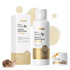 Koreanisches Gesichtswasser mit Schneckenschleim mit Niacinamid und Hyaluronsäure – Anti-Aging-Serum für strahlende Haut – Adstringent für erweiterte Poren, beruhigende feuchtigkeitsspendende