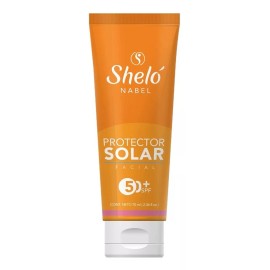 Sheló Nabel Protector Solar Facial 50+fps Aceite De Almendras Y Karite