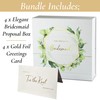 Bridesmaid Proposal Box - Gold Foil Stamped 'Will you be