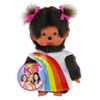 Monchhichi Knuffelpop Meisje K3 Regenboogjurk 20 cm