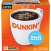 Dunkin' French Vanilla Flavored Coffee, 32 Keurig K-Cup Pods