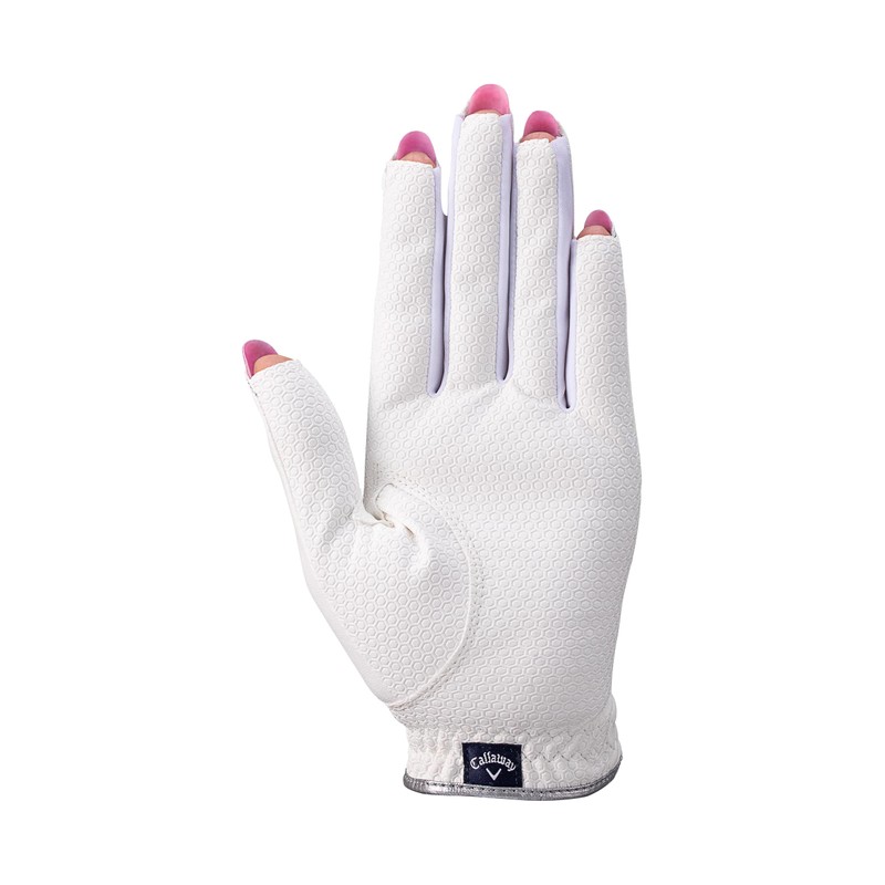 Callaway Glove NAIL DUAL WMS WHT M 25 (M: 7.1