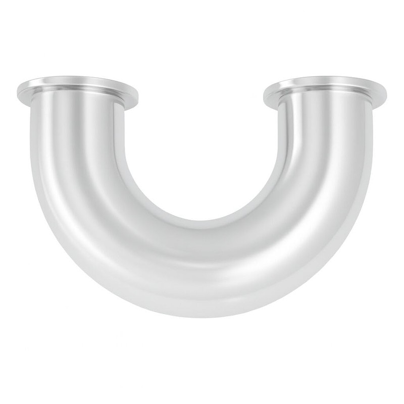 Pysrych 1-1/2" Tube OD Elbow 180 Degree Sanitary Pipe Fitting