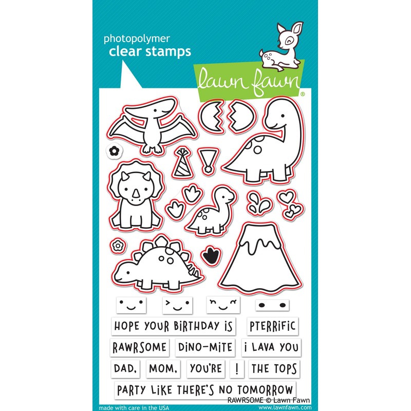 Lawn Cuts Custom Craft Die-Rawrsome