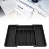 Expandable Utensil Organizer Convenient Storage Space Saving Cutlery Tray Holder