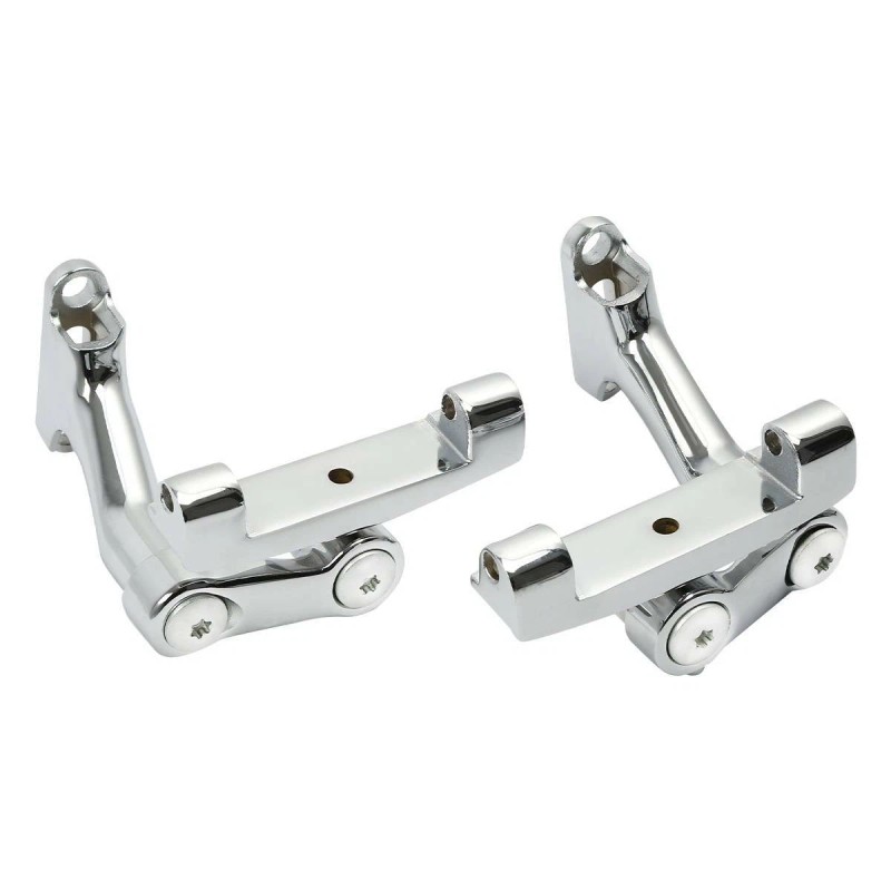 TCMT Adjustable Passenger Footboard Floorboard Mount Bracket For Harley Road