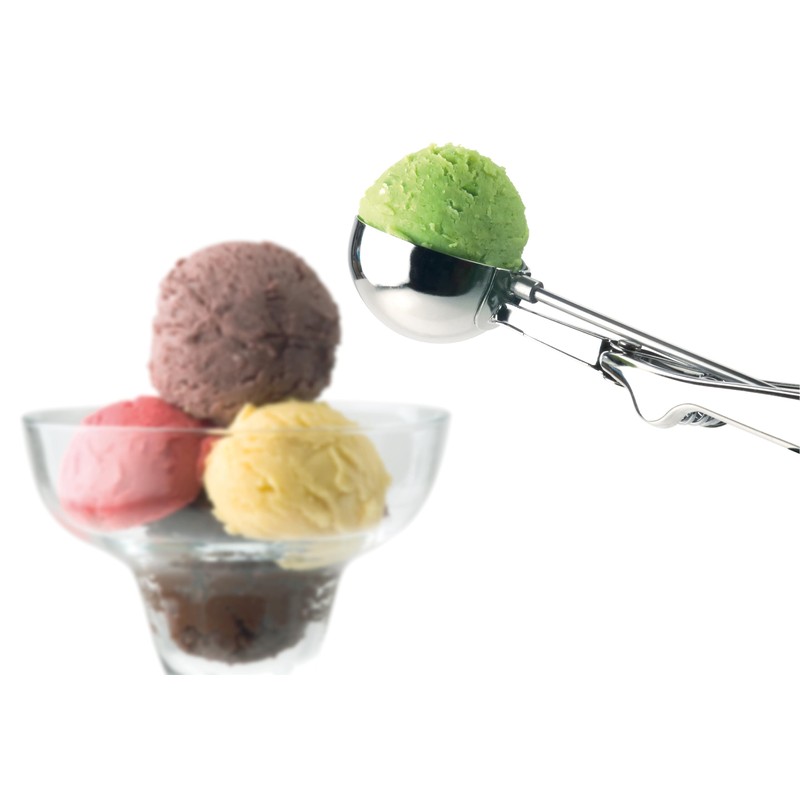Piazza Stainless Steel Large Multipurpose Ice Cream Scoop,Capacity 1/12 Lt,