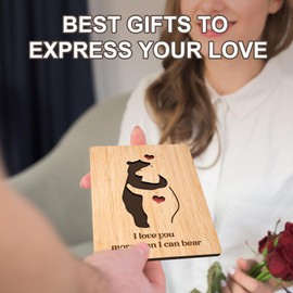 Anniversary Card for Him Her, Bamboo Anniversary Cards, Funny Anniversary Card Gifts for Him Her Couples, Unique Boyfriend Girlfriend Husband Wife Anniversary Wedding Birthday Valentines Card