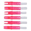 6Pcs Lighted Arrow Nocks High Visibility High Light Transmittance Waterproof