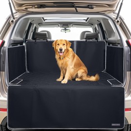 NOBLE DUCK Cargo Liner, Suv cargo Liner for Dogs, for Fold Down Seats, Scratchpro of Pet Cargo Liner Trunk Liner with Bumper Flap Protector, Nonslip Cargo Cover Mat Dog Seat Cover for Suv Trunk Sedans