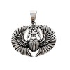 Treasure Bay 925 Sterling Silver Egyptian Winged Scarab Beetle Eye