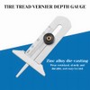 0-30 mm Depth Meter Tire Tread Depth Gauge Tool Stainless