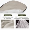 LILYSILK 100% Pure Silk Sleeping Mask Blindfold Natural Silk Filled