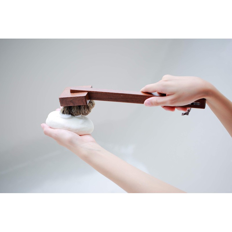 SHAQUDA BBL2 Body Brush, Long, Semi-Hard