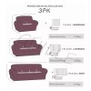 Traje de sofá Protector Cubre Sala Ajustable Stretch Fit Elástico