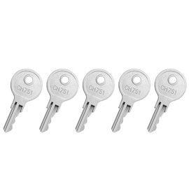 5 Pack CH751 Keys, Universal CH751 Replacement Keys for RV Campers Door Lock, Storage, Cabinet, Tool Boxes (5)