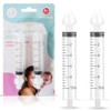 2 Enjuagues nasales para bebés en color transparente. 2 PACK!