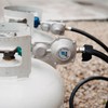Firman 1810 LPG Tank Hose with 3-Way Fitting, Integrated Regulator,