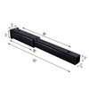 Fullwatt 18" Trailer Hitch Extension for 2-Inch Receiver Tube Extender