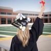 42 Pcs Graduation Hat Decorations Kit Includes 20Pcs Purple Decorative