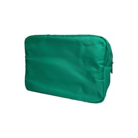 Blue Bird Nylon Makeup Bags for Women Girls Travel Toiletry Pouch Cosmetic Bag Makeup Organizer (Green, Large)