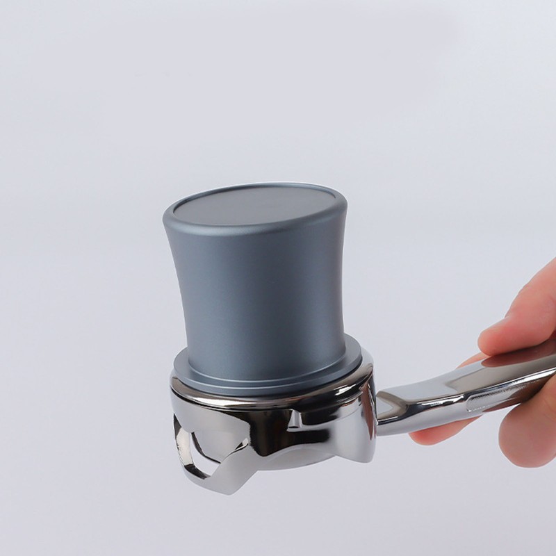 Coffee Dosing Cup Aluminum Alloy Antistatic Coffee Powder Feeder Dosing