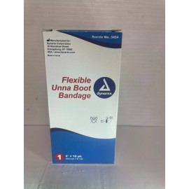 Dynarex SM dynarex Flexible Unna Boot Bandages 4" x 10 yds 345 Without Calamine