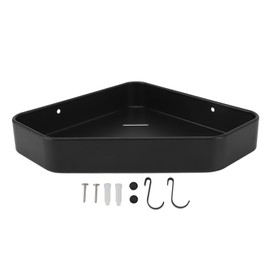 Corner Shower Shelf Punch Free Easy Installation Space Aluminium Rustproof Wall Mounted Corner Shower Shelf Corner Bathroom Shelf