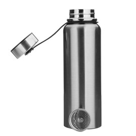 YYW 1.5 Litre Stainless Steel Thermal Water Bottle, Vacuum Insulated Stainless Steel Thermos Flask, Leak-Proof Water Bottle, Sports Bottle, Double-Walled Insulated Bottle for Sports, silver