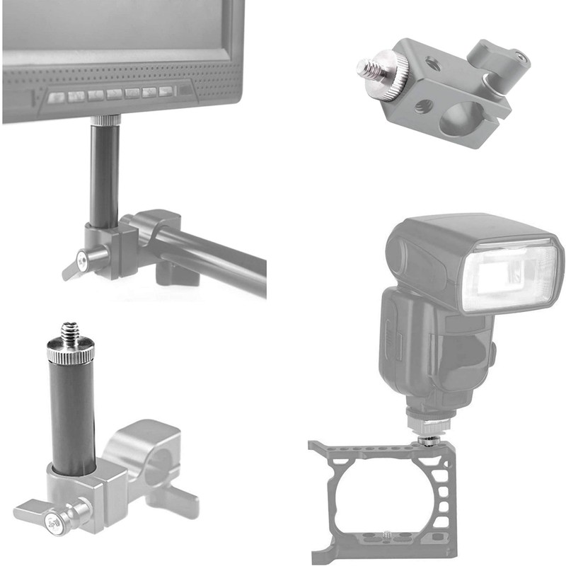 1/4 Male to 1/4 Male Thread Screw Adapter Convert Tripod