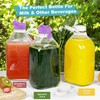 Ritayedet 3 Pack 64 Oz Heavy Duty Glass Milk Bottle