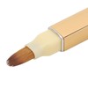 3pcs Gold Retractable Lip Brush Portable Soft Hair Double Ended