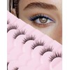 Onlyall Half Eyelashes Corner Lashes Natural Lashes Half Lashes Wispy