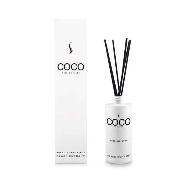 Coco by Stone 5oz Reed Diffuser (Black Currant) Luxury Scented