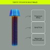 TIRYTU Titanium Bolts M6x25mm - Lightweight Design | Ideal for