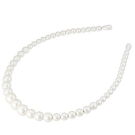JewelVOX Hair Accessories for Kids, Graduated Size, Pearl Headband