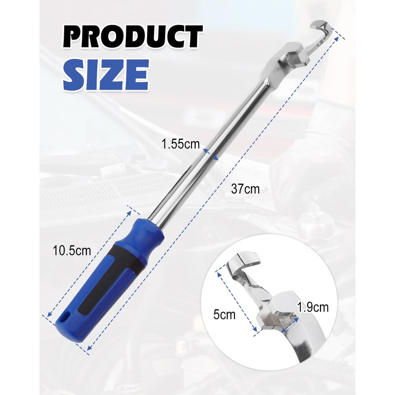 Venussar Wrench Extension, Wrench Extender Tool for 1/2 Inch Extension