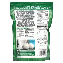 Edward & Sons 2 PACK - Let's Do Organic Unsweetened Shredded Coconut 8 oz EXP: 02/2026