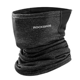 ROCKBROS Men's Neck Warmer, Face Cover, Winter, Cold Protection, Windproof, Thermal, Fleece Lined, Warm, For Biking, Skiing, Snowboarding, Cycling, Mountain Climbing, Outdoor Sports, Unisex, gray