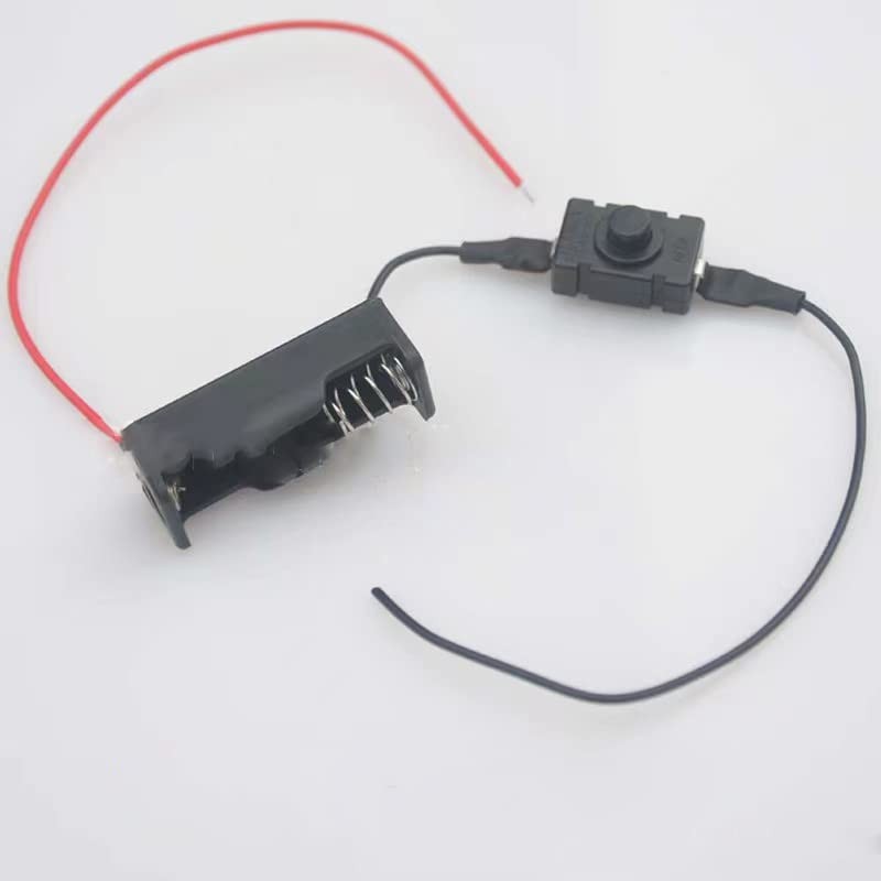AIMPGSTL 2Pcs 12V23A Battery Holder with Extend Switch Single Slot