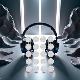 20Pcs Silver Earbud Filter Set - 4mm Protective Mesh for in-Ear Headphones | Durable Dustproof Earphone Accessories with Easy-Replacement Design