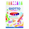 Giotto Turbo Maxi Fibre Tip Pens with Fluorescent Fibre Tip