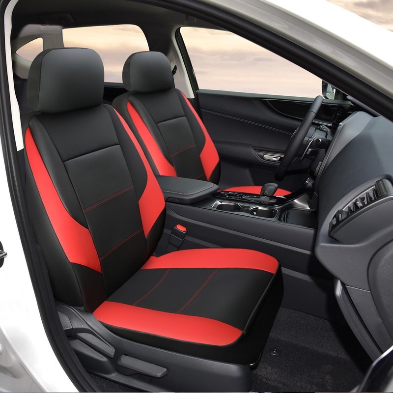 GIANT PANDA Front Car Seat Cover for Lexus, Leather Bucket