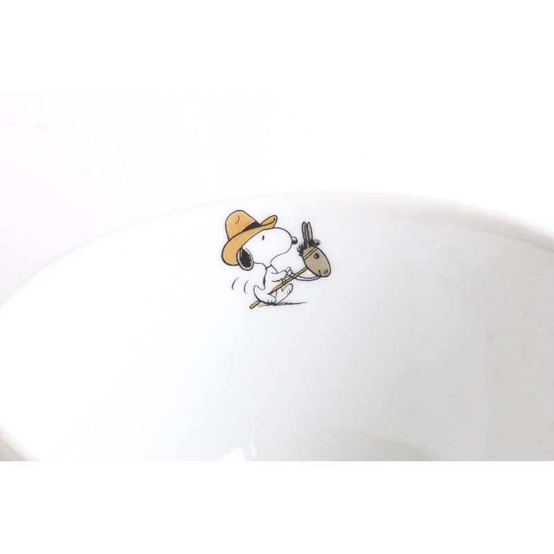 Simizu Pottery German Mexican Snoopy Bowl, Set of 2